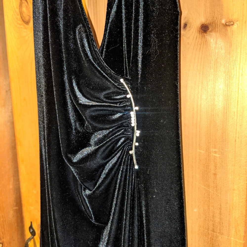 Black size 10 halter formal dress